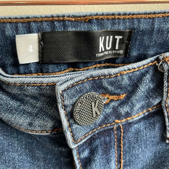 Kut From The Kloth Stella Flare Raw Hem Jeans - Picture 4 of 7